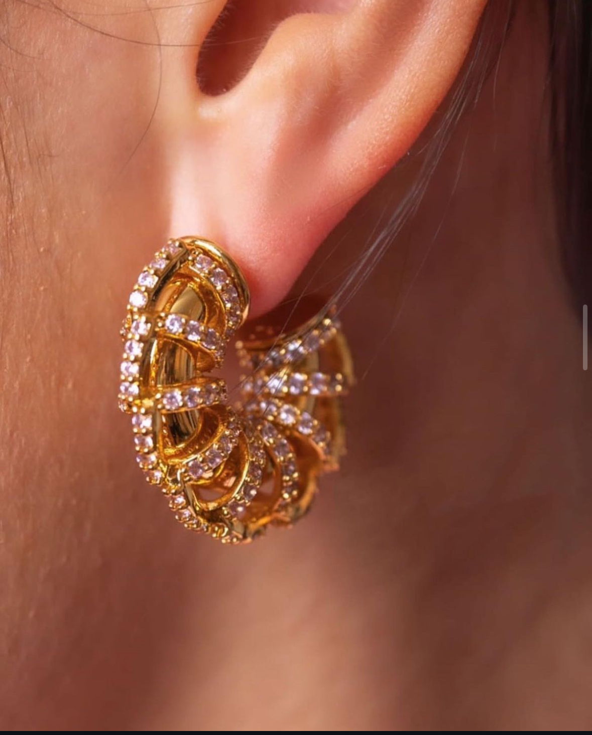 Bianca Gold Earrings