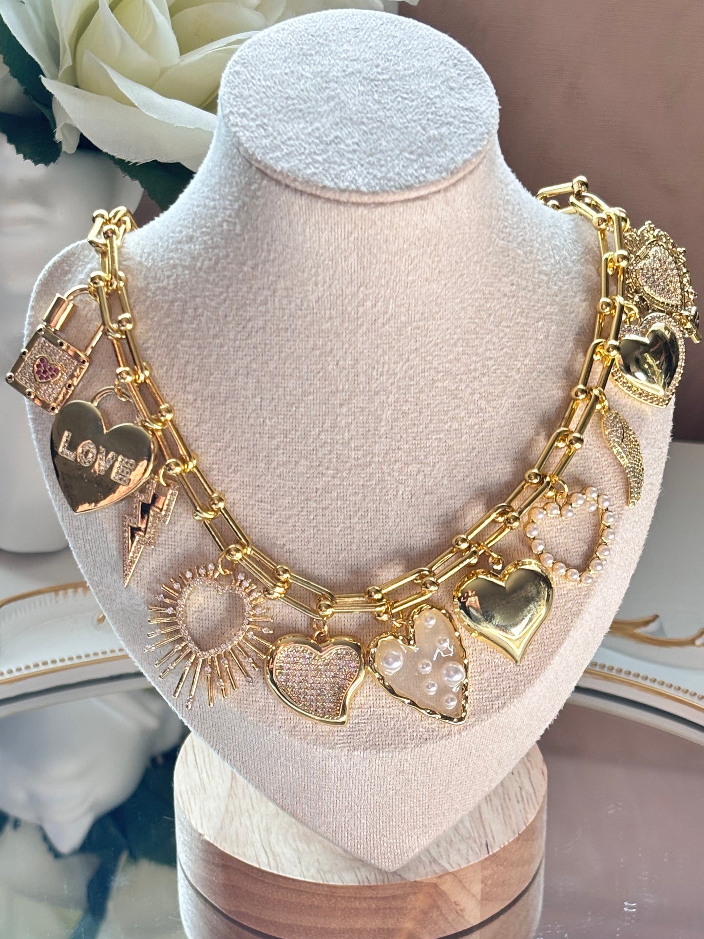 Gold charms Necklace