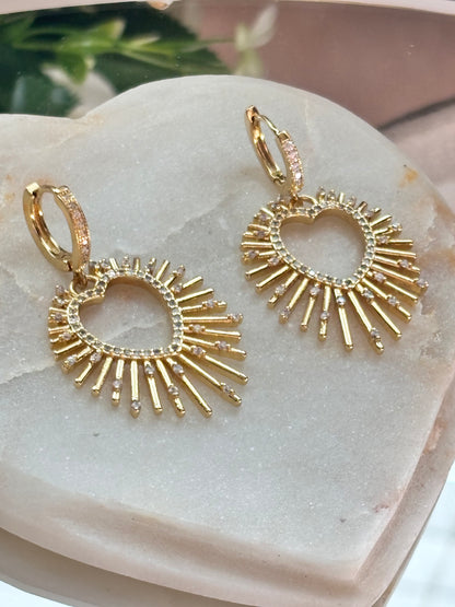 bright✨heart 🤍 earrings