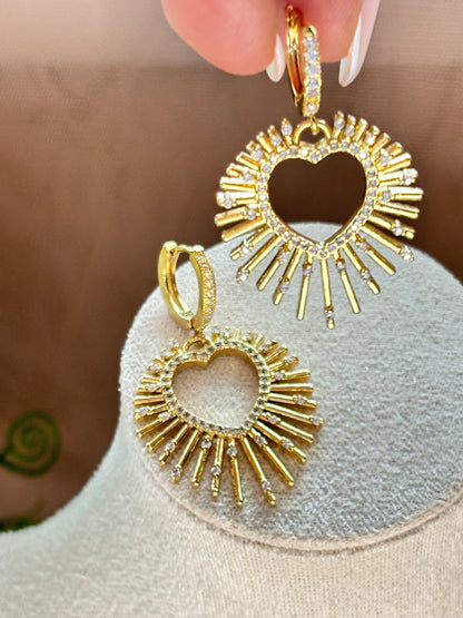 bright✨heart 🤍 earrings