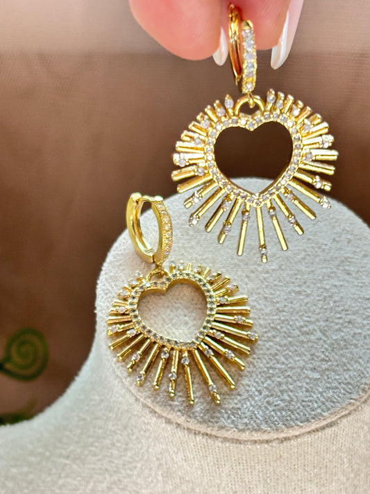 bright✨heart 🤍 earrings