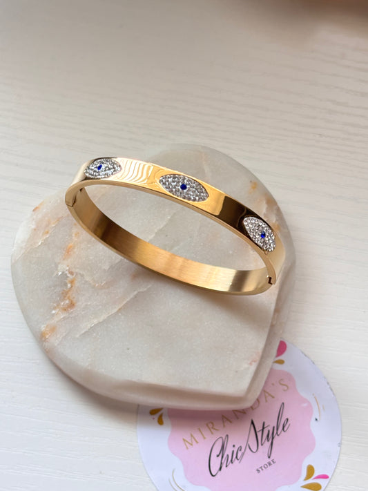 Evil eye 🧿 Gold bracelet