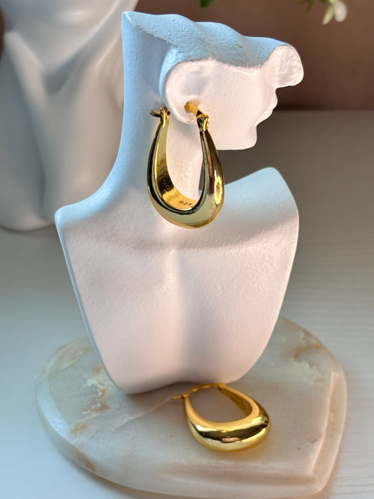 Bella Earrings-Gold